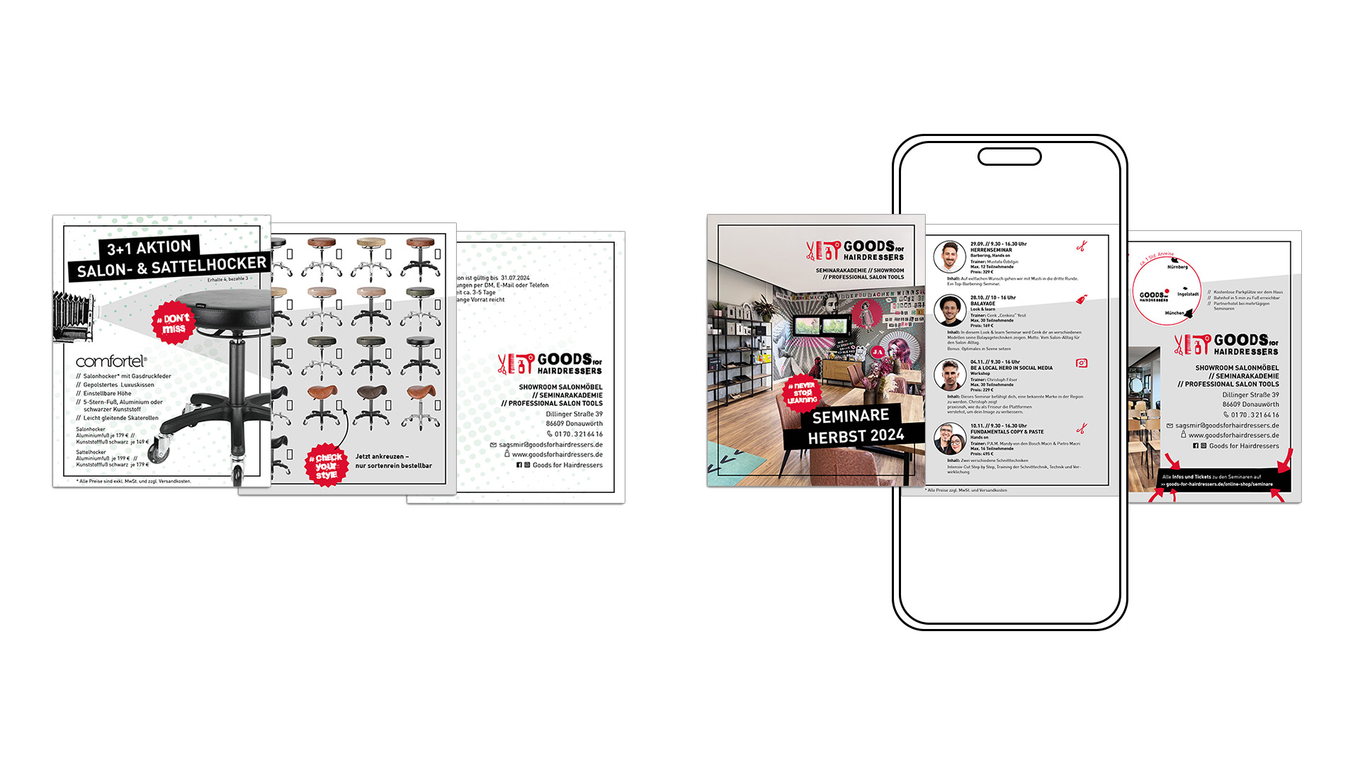 Die Seiler, Enkingen, Werbeagentur, goods for hairdressers, Donauwörth, Social Media