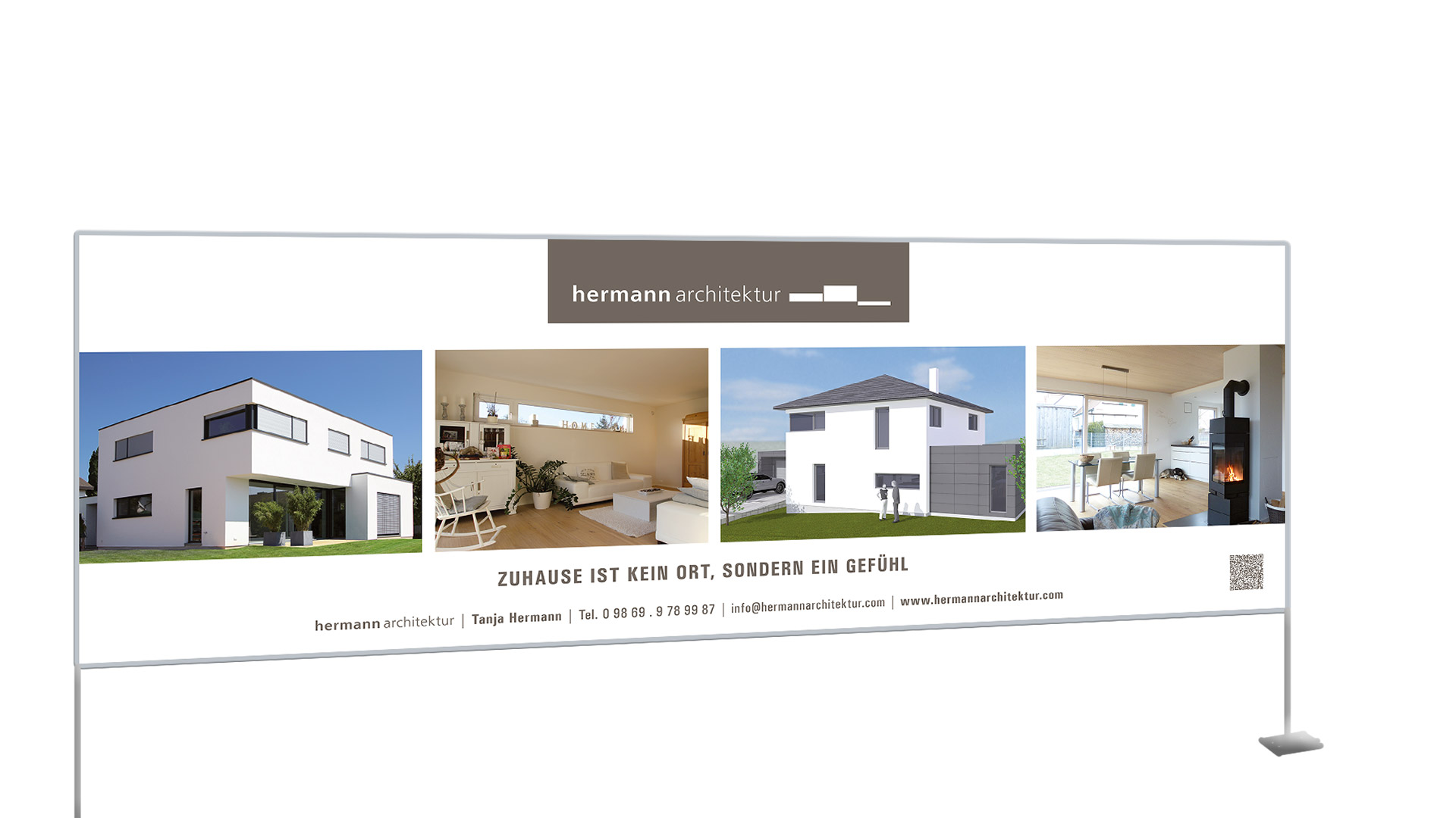 Die Seiler, Enkingen, Werbeagentur, hermann architektur, Baustellenschild
